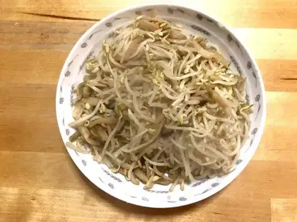 The bean sprouts