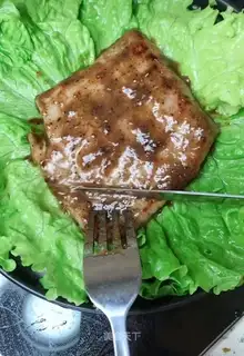 Black pepper pork chop