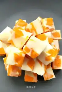 Mango milk pudding