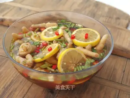 Lemon chicken claws