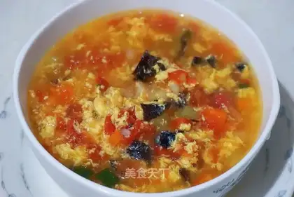 Tomato egg soup