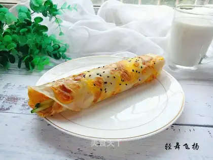 Egg sauce burrito