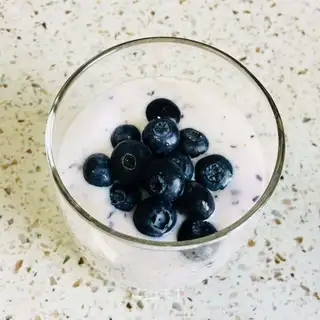 Blueberry milkshake