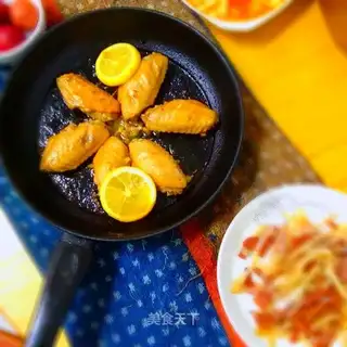 Lemon chicken wings