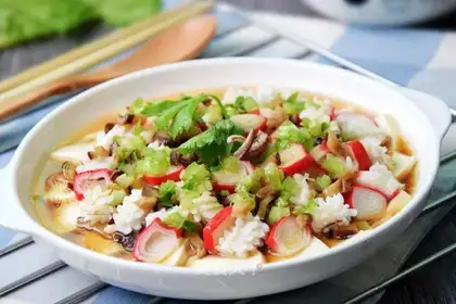Fresh squid tofu