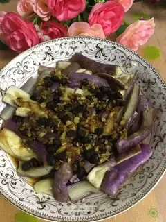 Soy sauce and eggplant