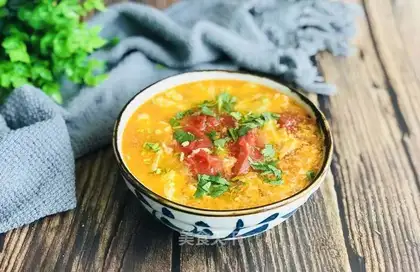 Potato and egg soup