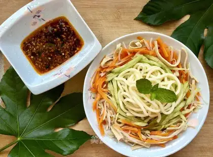 Summer routine: cold noodles