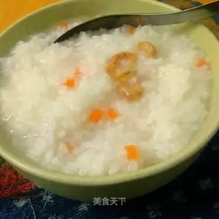Carrot shrimp congee