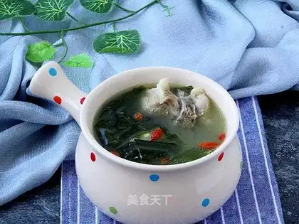 Clothes and steak soup