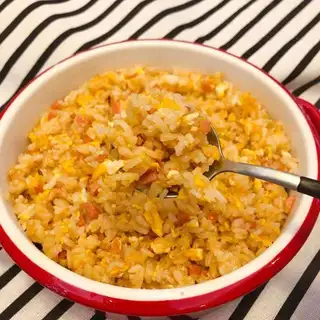 Gold egg fried rice