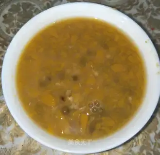 Pumpkin green bean soup