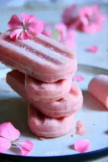 Peach popsicle