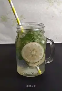 Mint-free lemon soda