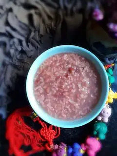 Red bean rice congee