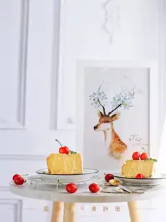 Cherry yogurt cake