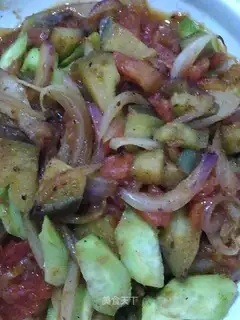 Burning vegetables