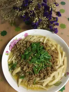 Meat and apricot