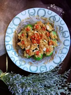 Garlic fan silk melon