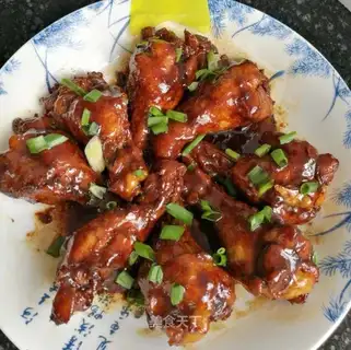 Red chicken legs
