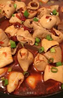 Spicy intestinal duck blood