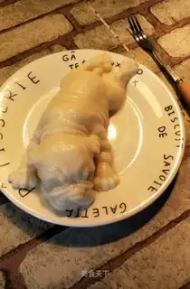 Dog milk pudding