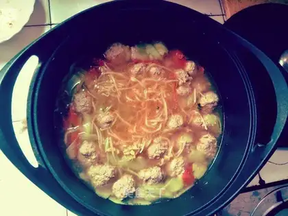The meatball soup