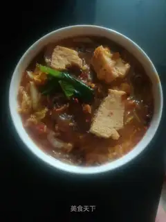 Homemade cabbage powder soup