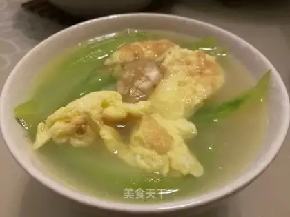Smelt egg soup