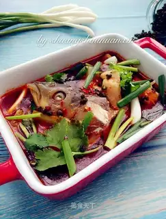 Boiled fish