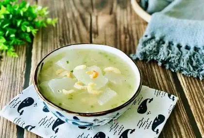 Pumpkin rice soup