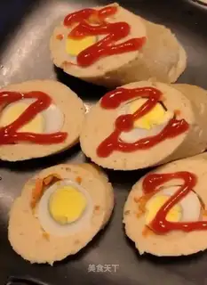 Chicken egg sausage