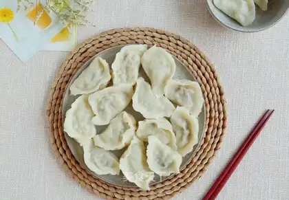 A fish dumpling