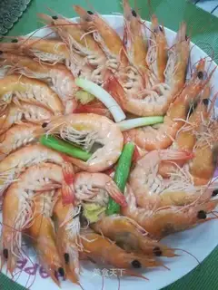 Steam shrimp
