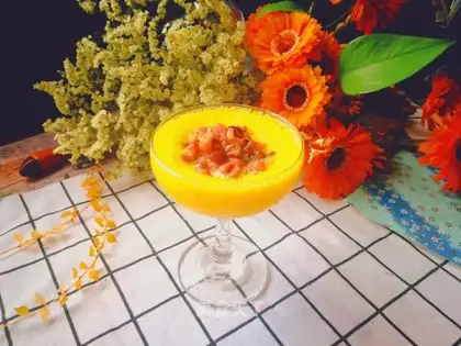 Red bean pineapple ice