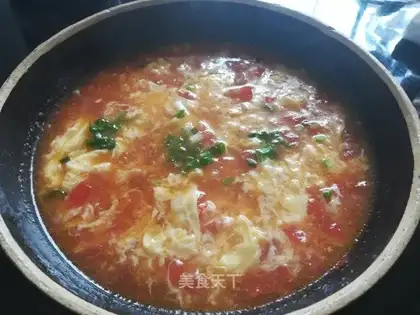 Tomato egg soup
