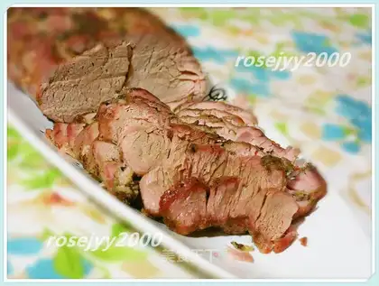 Vanilla roast pork