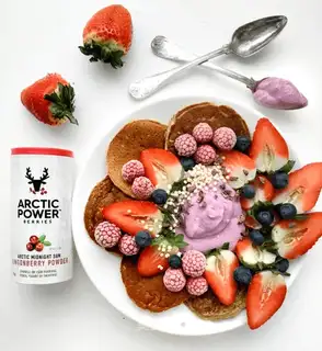 ♪ Berry-go-mus-free pancakes ♪