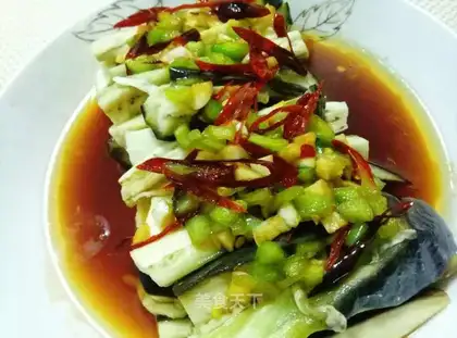Steam eggplant