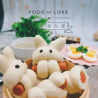 Ham sausage rabbit rolls