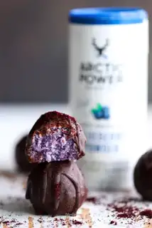 Wild blueberry lemon chocolate