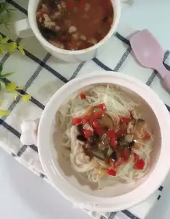 The baby's halo noodles