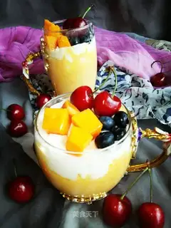 Butter mango cups