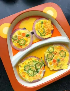 Onion eggcake