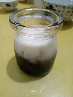 Cream milk pudding