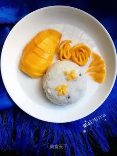 Coconut mango rice