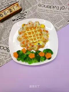 Creative egg fried rice