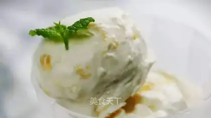 ♪ Peachy urn ice cream ♪