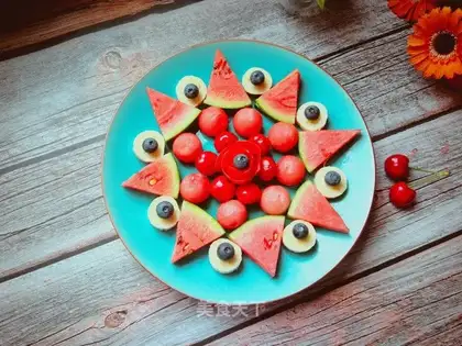 Watermelon omelet