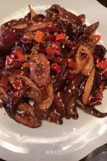 Dried intestines